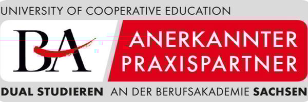 Qualitätssiegel als anerkannter Praxispartner der BA-Sachsen