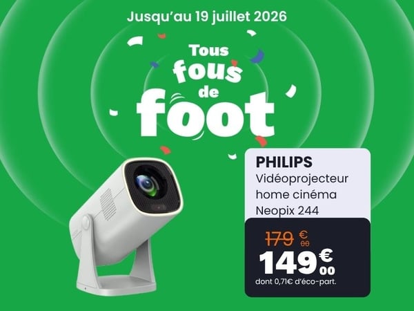 Vidéoprojecteur home cinéma PHILIPS Neopix 244