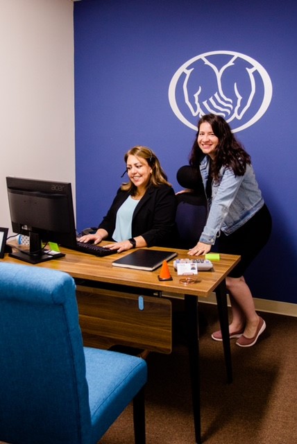 Our remote team, Michelle and Melisa
