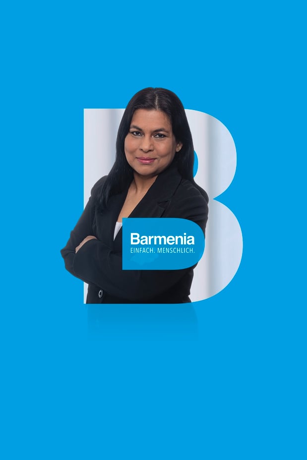 Shormila Gupta Junak. Ihre Ansprechpartnerin für die Barmenia Versicherung in Frankfurt am Main.