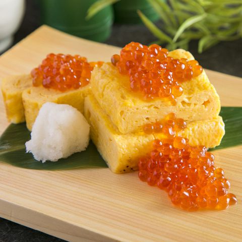 いくらぶっかけ出汁巻きたまご