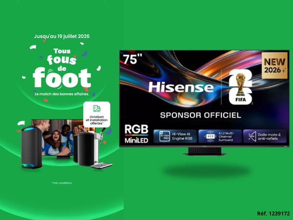 TV Mini Led HISENSE 75UR9S (189cm)