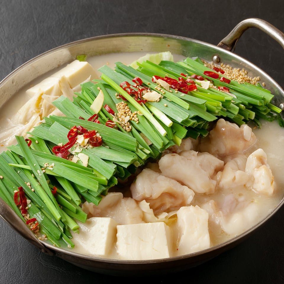 ”鶏白湯”【白もつ鍋】