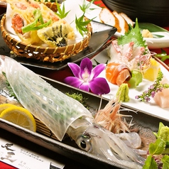 2月◆烏賊姿付プレミアムコース(鍋無)◆17種12品6500円→<生ビール付>2時間飲み放題付【5000円】