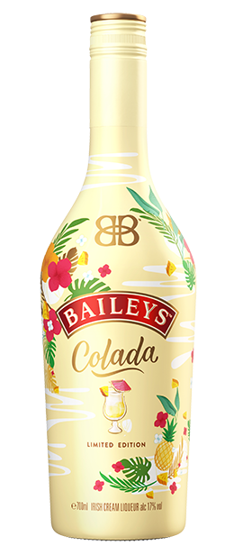 Bottle of Baileys Colada