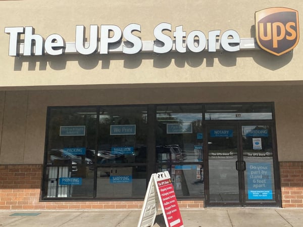 Storefront of The UPS Store in East Moline, IL