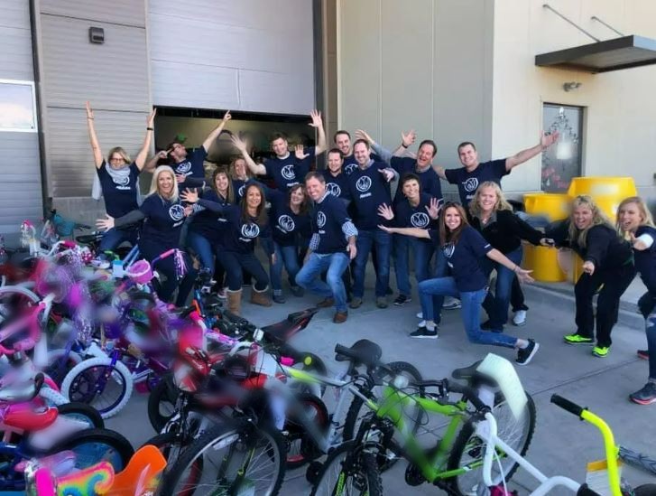 I joined other Allstate agency owners to collect and donate 50 bicycles to A Precious Child.