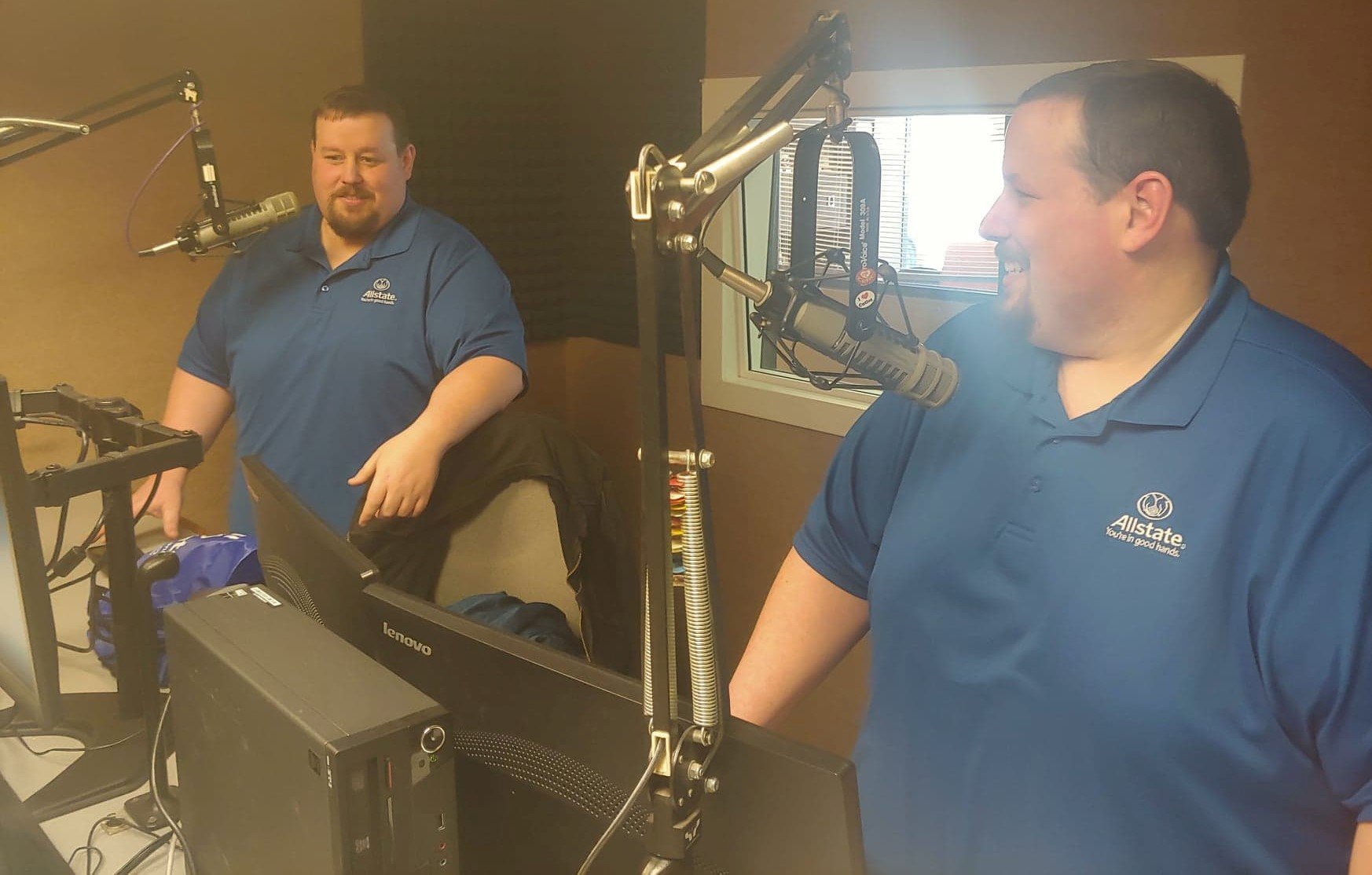 Andrew (left) Nicholas (Right) interviewing for DMX sponsorship