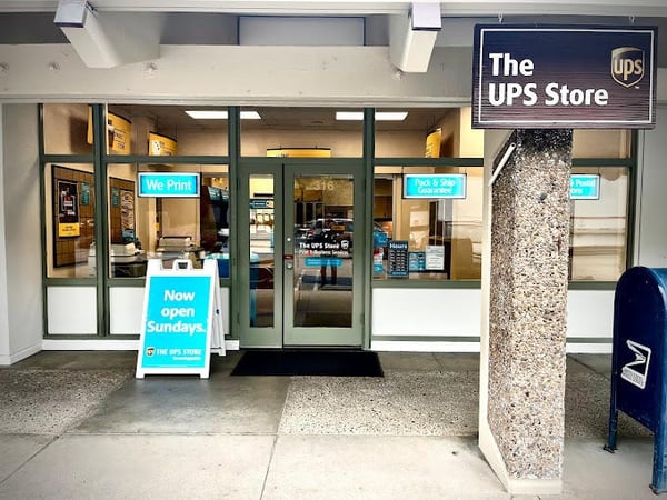 Facade of The UPS Store Mid Valley Shopping Center