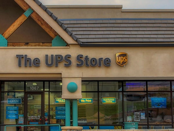 Facade of The UPS Store Woodland Park