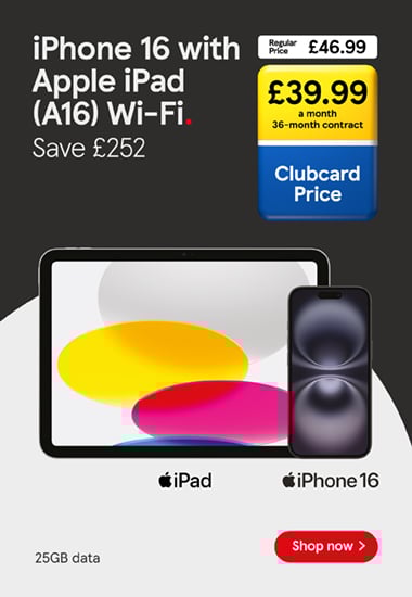 Save on iPhone bundles with Black Friday deals at Tesco Mobile, Shop now!