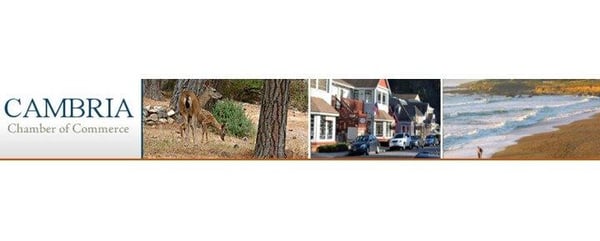 Cambria Chamber of Commerce logo, deer, coats