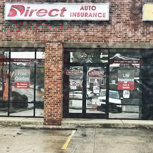 Direct Auto Insurance storefront located at 1009 South Scales Street, Reidsville