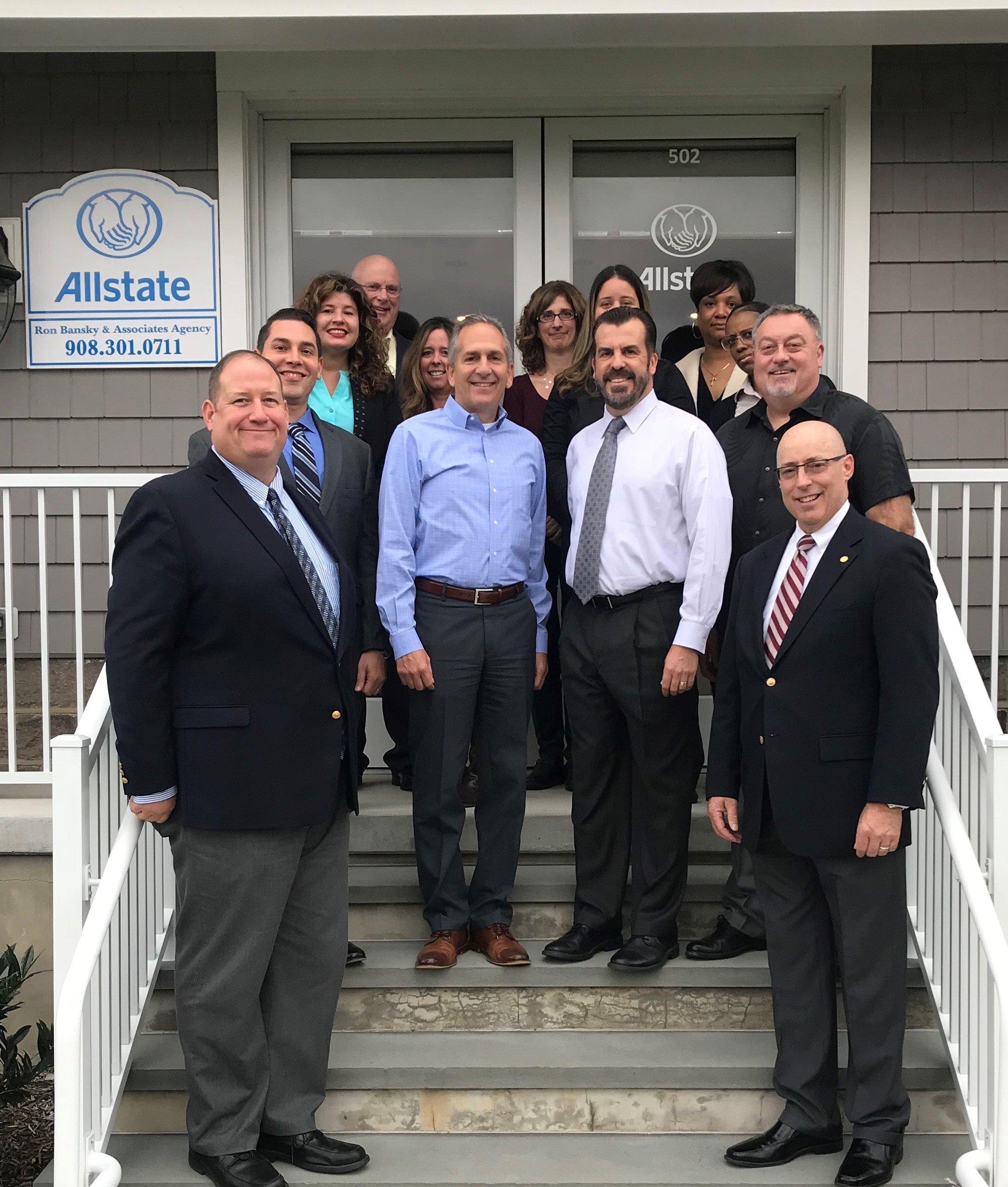 Members of our agency team with Allstate President, Personal Lines, Glenn Shapiro and members of Allstate New Jersey's leadership team