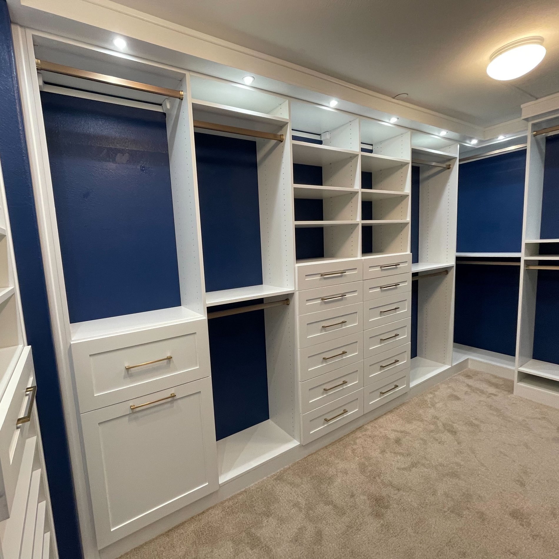 Large Walk In Closet Custom built and locally made walk in closet