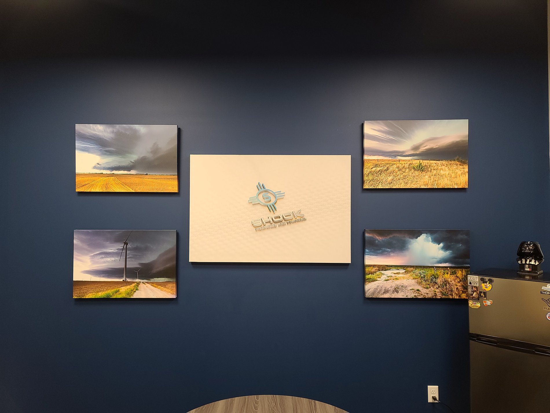 Some Local wall art to set off our Conference Room