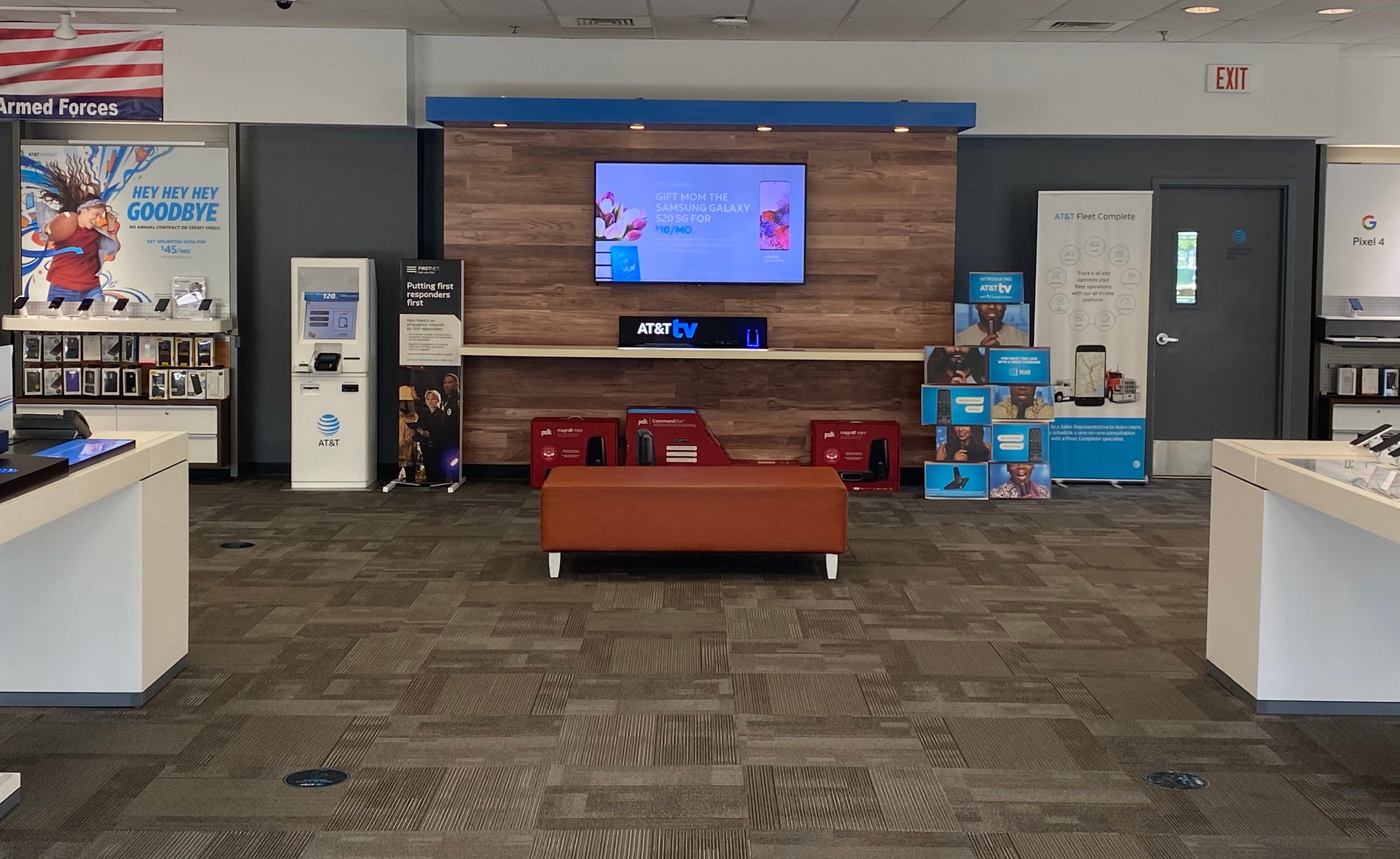 Center of the store.