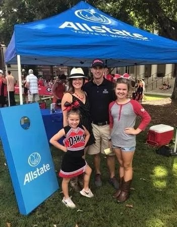 Nix family football tailgate