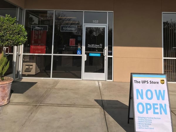Storefront of The UPS Store in Clovis, CA