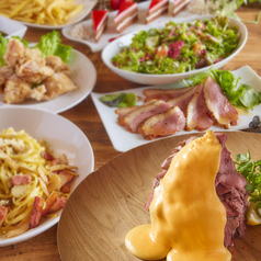 *人気No.1★肉ボルケーノコース*2.5時間飲み放題付・希少部位ローストビーフ 8品 5000円⇒4000円