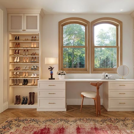 Style Meets Sustainability On Earth Day A stunning, sustainably designed California Closets project.