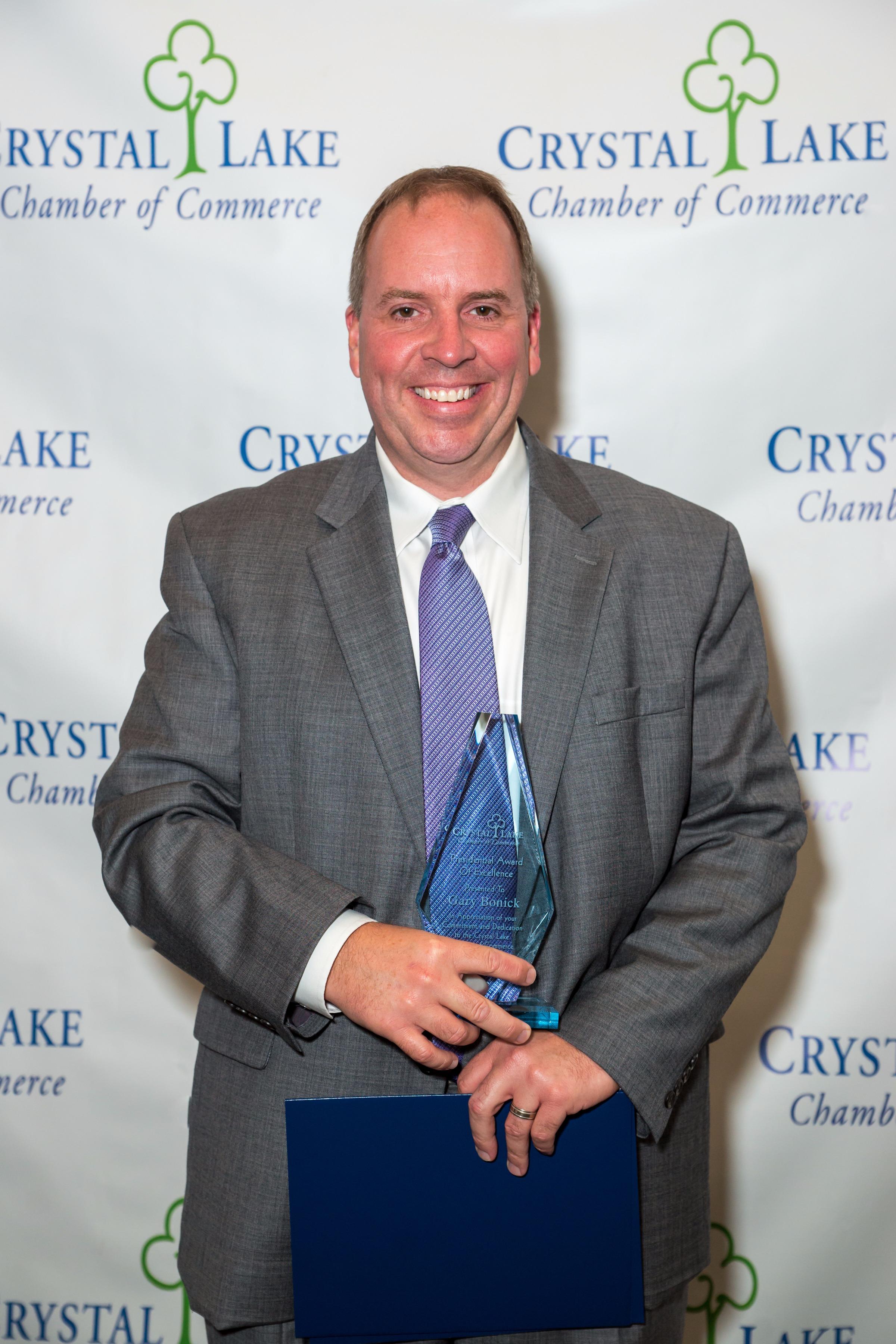 Winner of the 2017 Crystal Lake Chamber of Commerce Presidential Award of Excellence