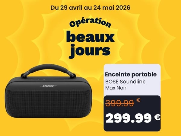 Enceinte portable BOSE Soundlink Max Noir