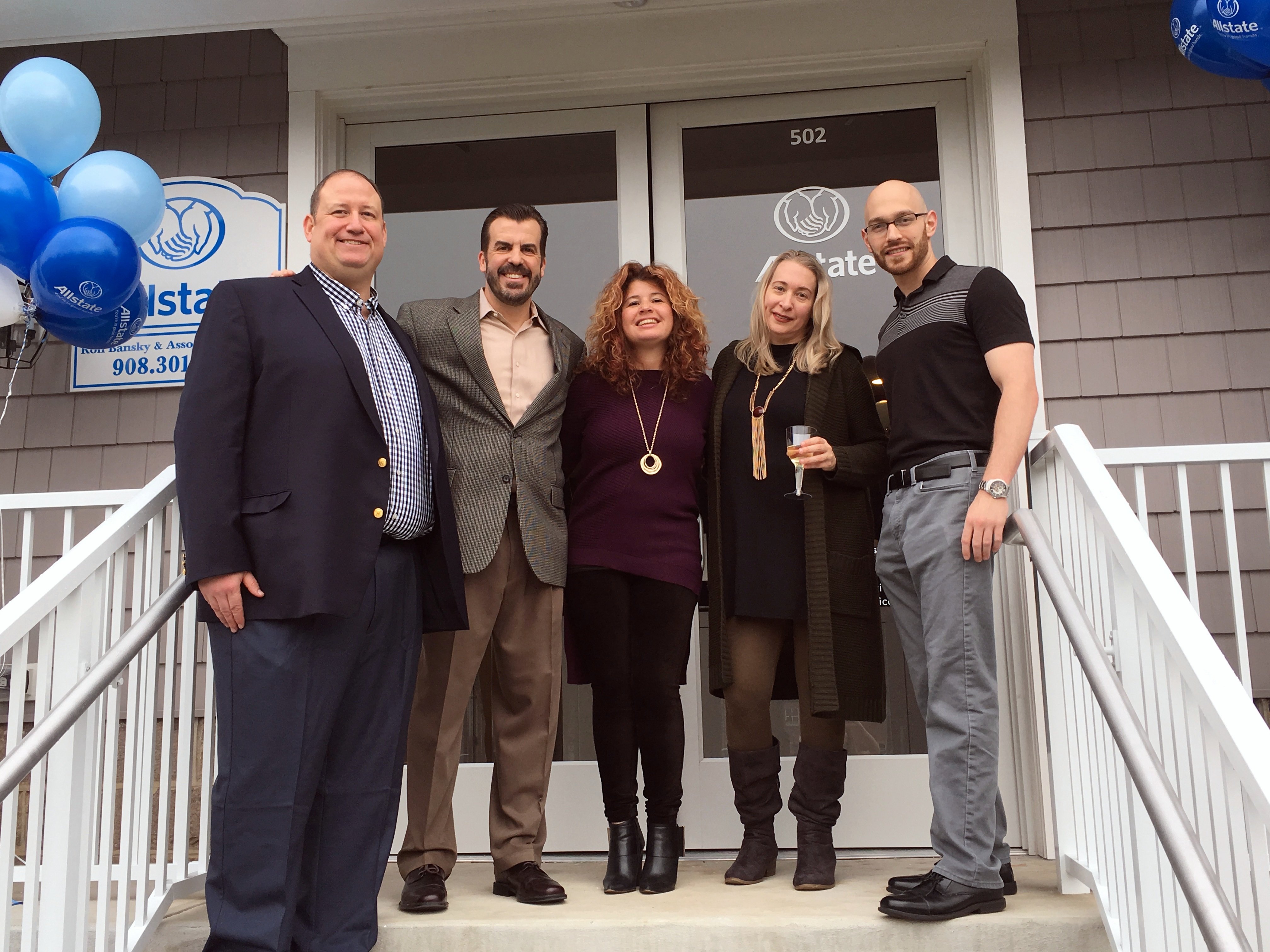 Some of our agency staff at our grand opening