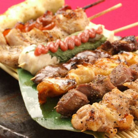 焼き鳥盛り合わせ