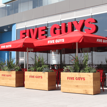 Five Guys Burgers and Fries Restaurant Brighton Marina
