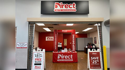 Direct Auto Insurance storefront located at 3801 Eastern Blvd., Montgomery