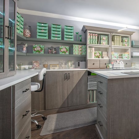 Lucky You for Having California Closets A craft room by California Closets