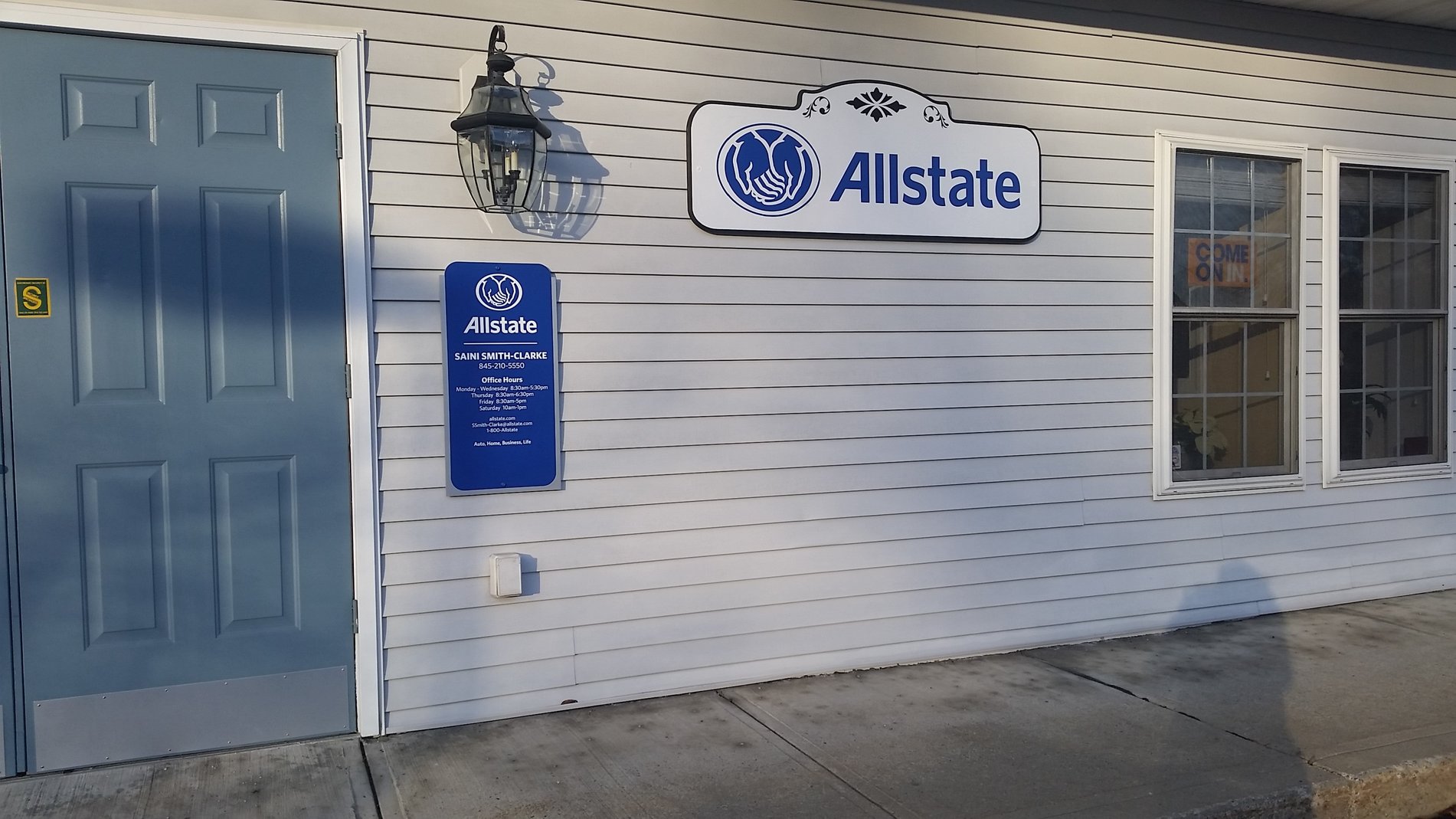 Look for our building located 2 buildings down from the animal hospital.