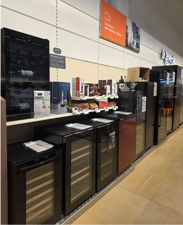 Boulanger Chasse sur Rhône, Vin, Cave à vins