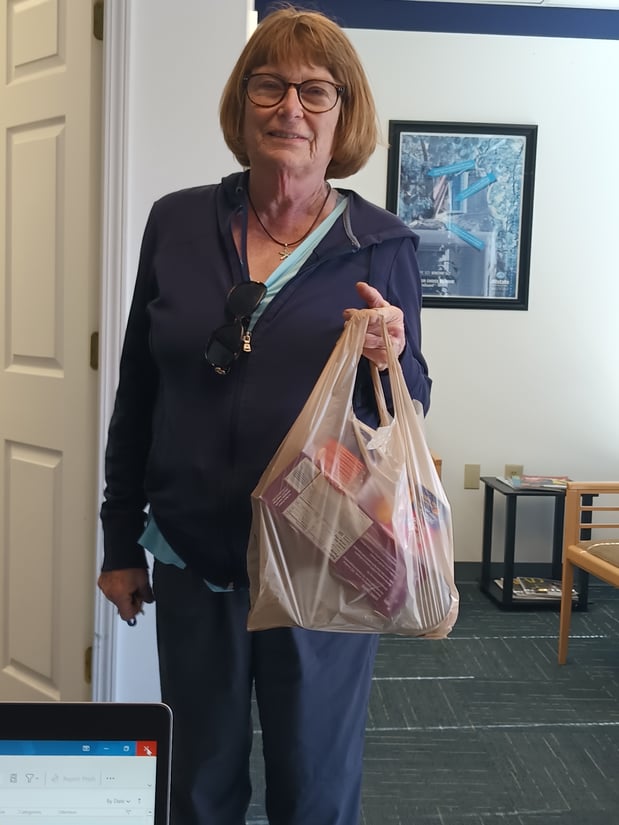 Thank you to Mrs. McNamara for your donation to Go Pantry.