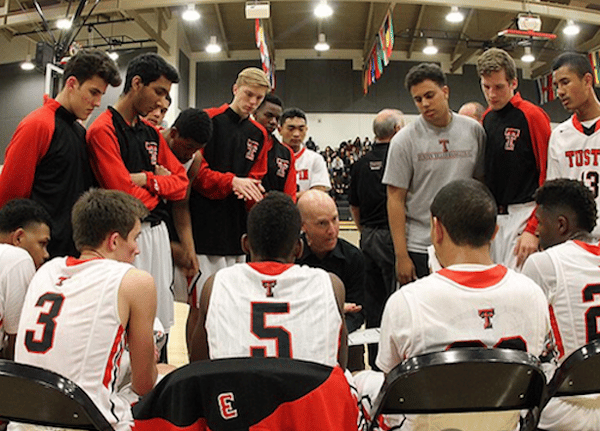 Tustin High School basketball team. Go Tillers!