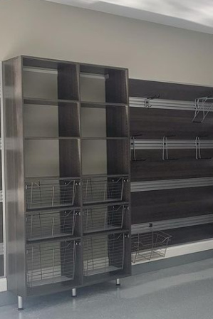 Design Consultant | Mark Beiriger Custom garage storage with Fusion Wall Track in Ocean View, DE by California Closets of Philadelphia and Delaware
