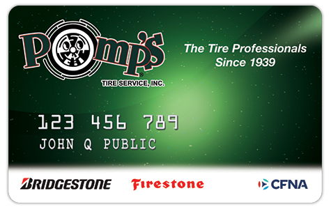 Pomp's Tire Service Credit Card