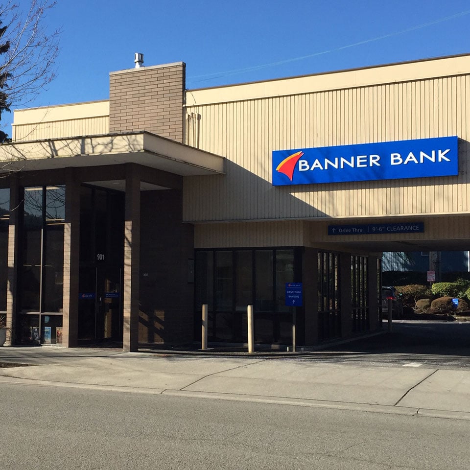 Banner Bank branch in downtown Mount Vernon