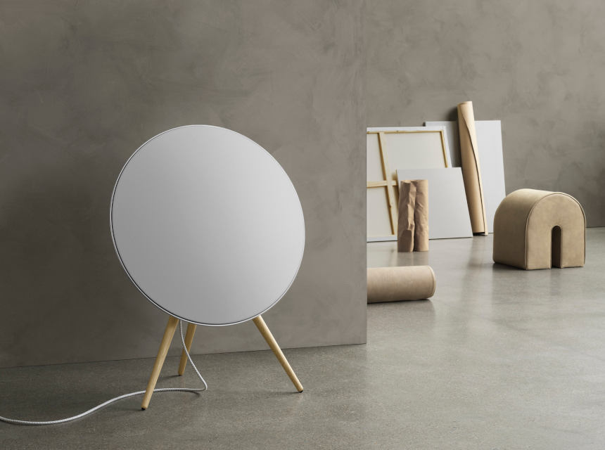 Beoplay A9 in white model in a large room