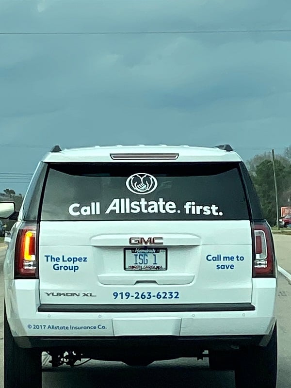 You can't miss this driving billboard!