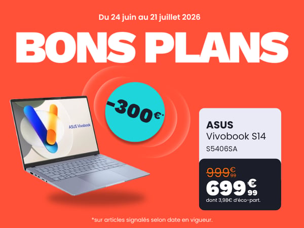 Ordinateur portable Asus au magasin Boulanger Mâcon