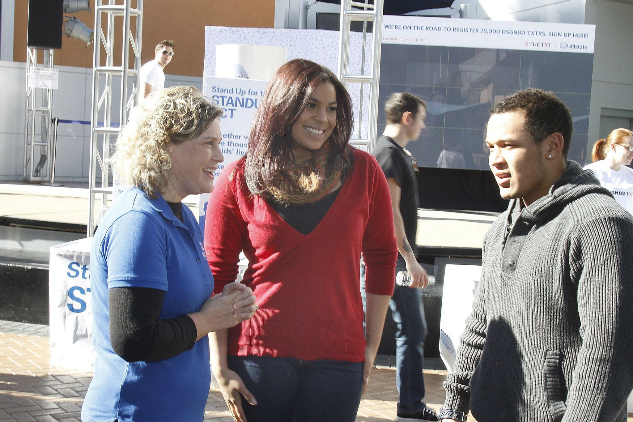 Jordin Sparks helping to promote Text No More, a campaign against texting and driving