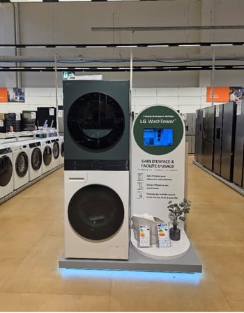 Boulanger Chasse sur Rhône, Tour de lavage, LG, Lave linge, sèche linge