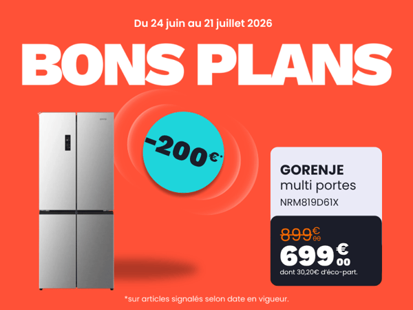 Réfrigérateur GORENJE au magasin Boulanger Mâcon.
