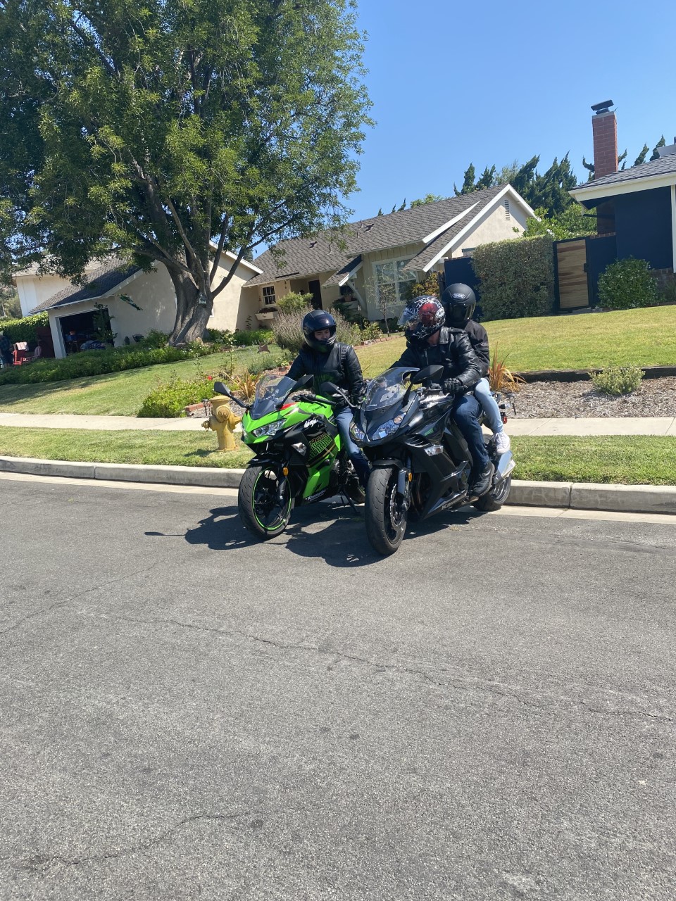 Father day ride with my daughters.