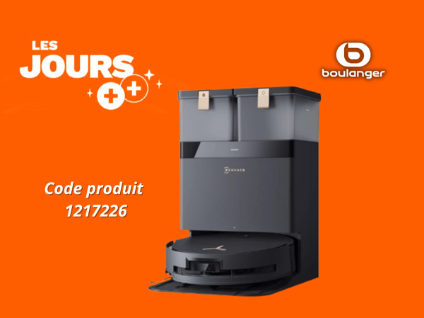 Aspirateur robot ECOVACS Deebot X8 Pro