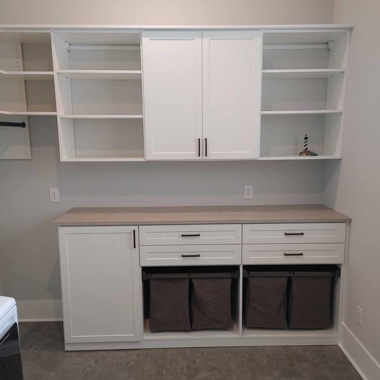 Custom Design For Laundry Room Laundry room design with clothes hampers