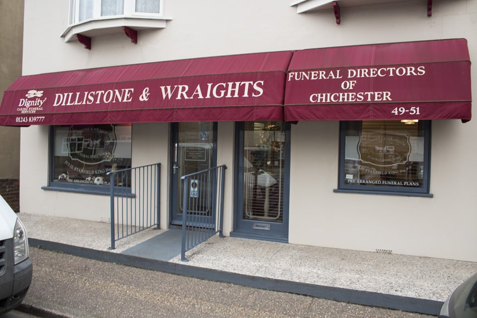 Dillistone & Wraights Funeral Directors in Chichester, West Sussex.
