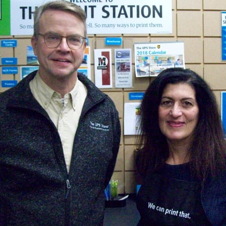 ups store franchisees keith johnston and cheri farha
